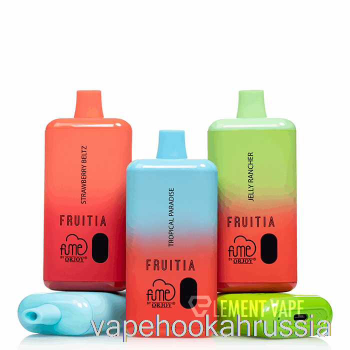 Vape Juice Fruitia X Fume 8000 одноразовый с мятой